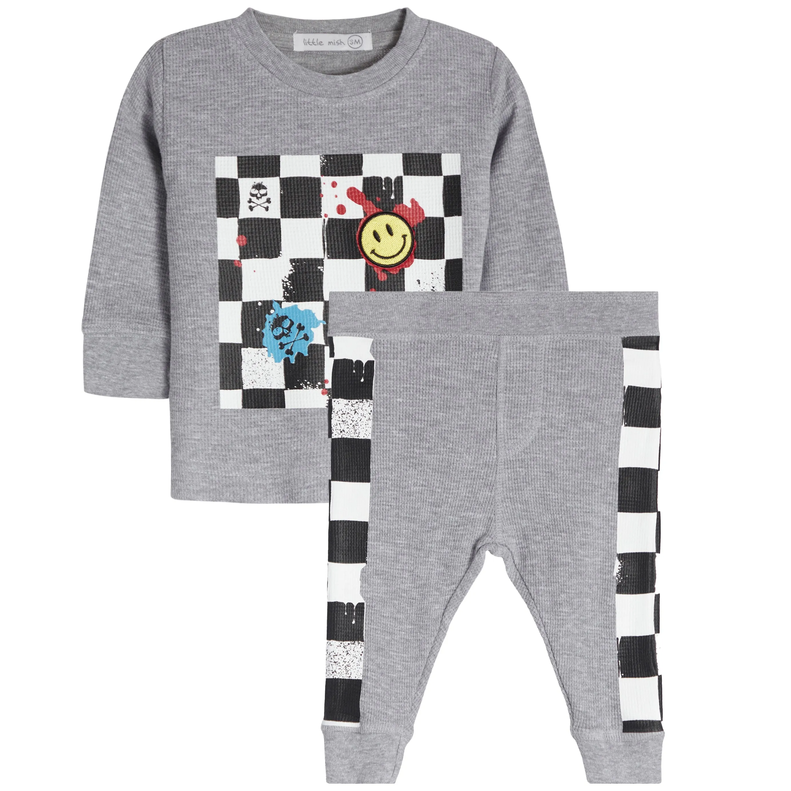 2pc Checkerboard Thermal Set