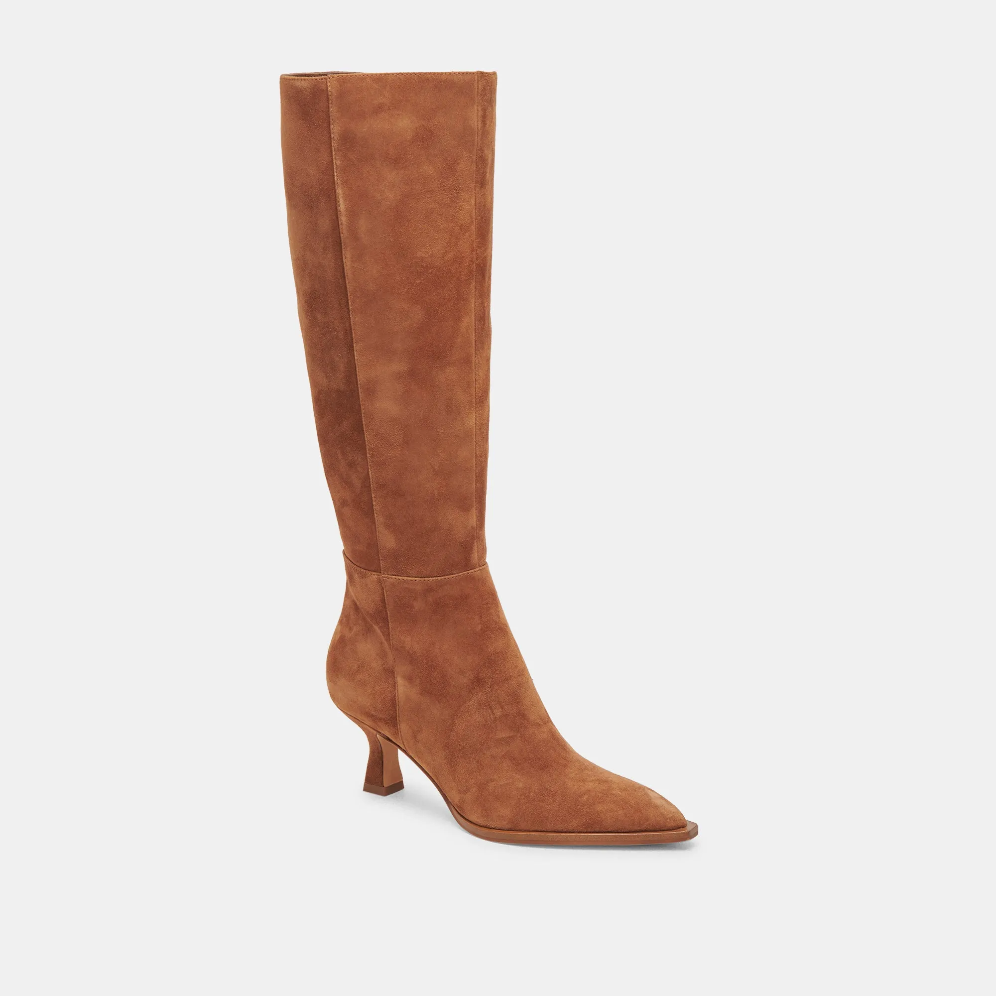 AUGGIE WIDE CALF BOOTS BROWN SUEDE