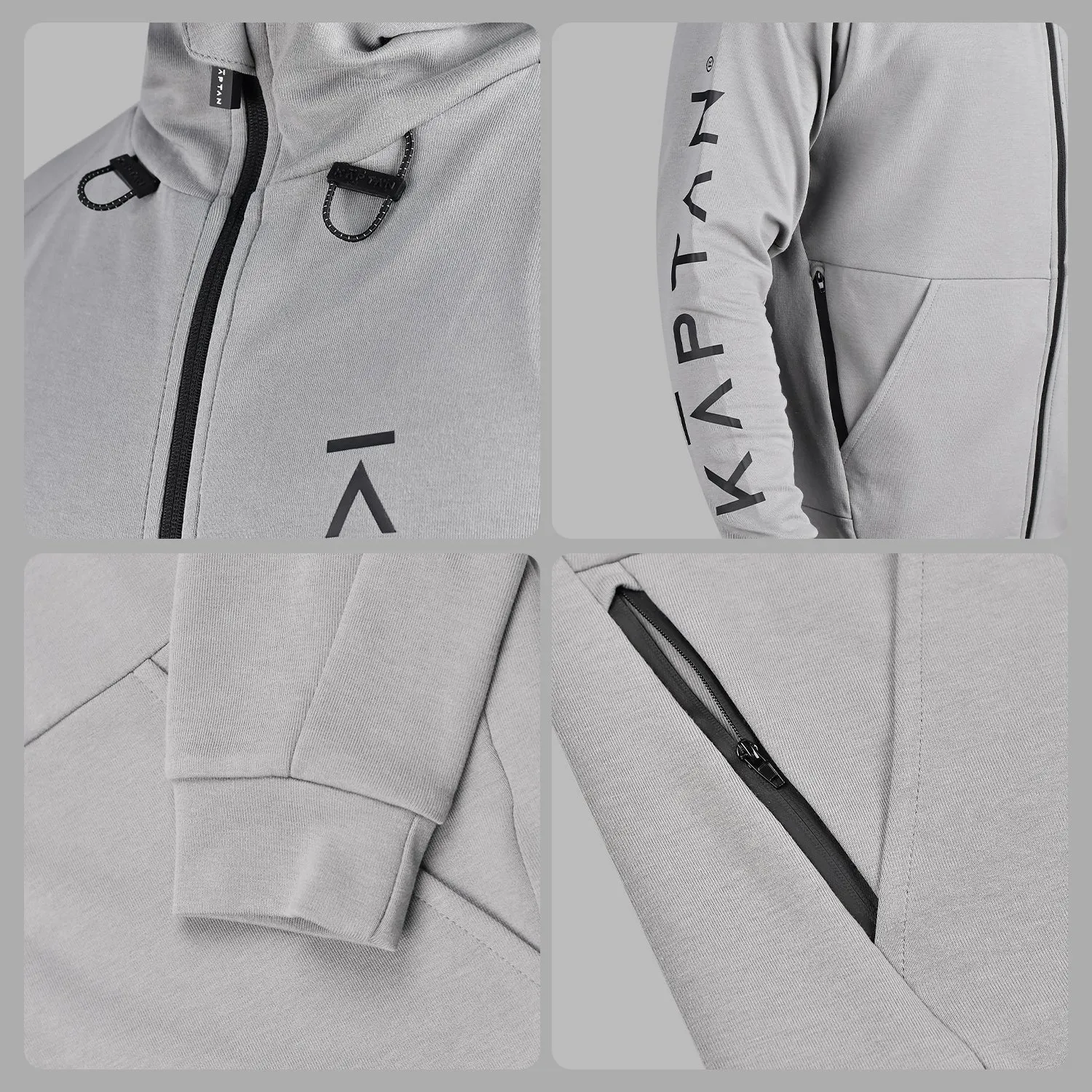 BELFAST Hoodie - Grey | Kaptan