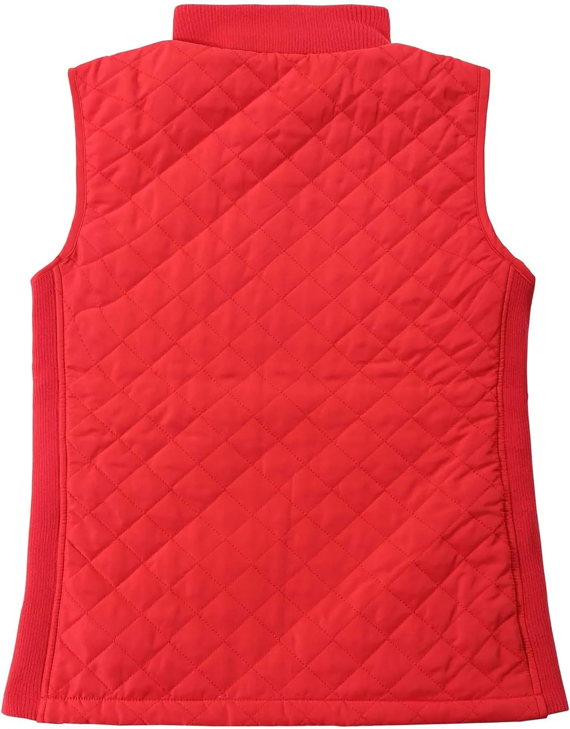 Bienzoe Women Quilted Casual Vest: Lightweight Packable Sleeveless Jacket