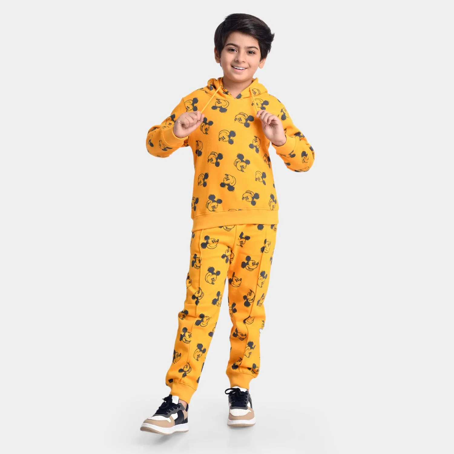 Boys Fleece 2 Piece Suit Character-Citrus