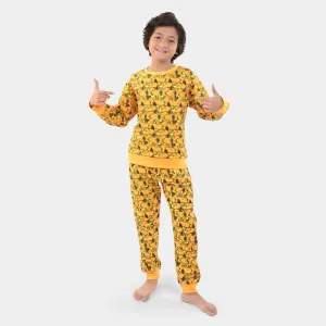 Boys Fleece 2 Piece Suit Character -R.Yellow