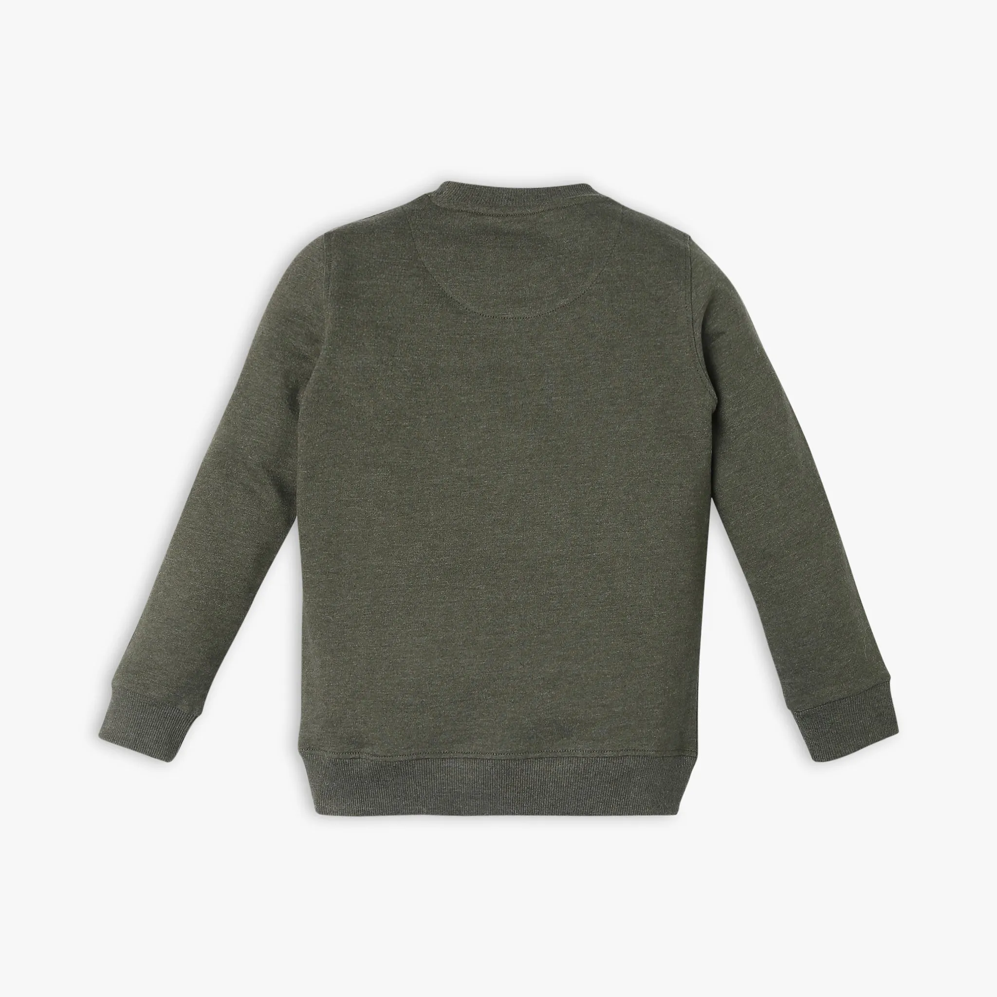 Boy's Regular Fit Solid Sweat Tee