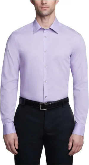 Calvin Klein Men's Slim Fit Non Iron Solid Dress Shirt - Amazon Exclusive