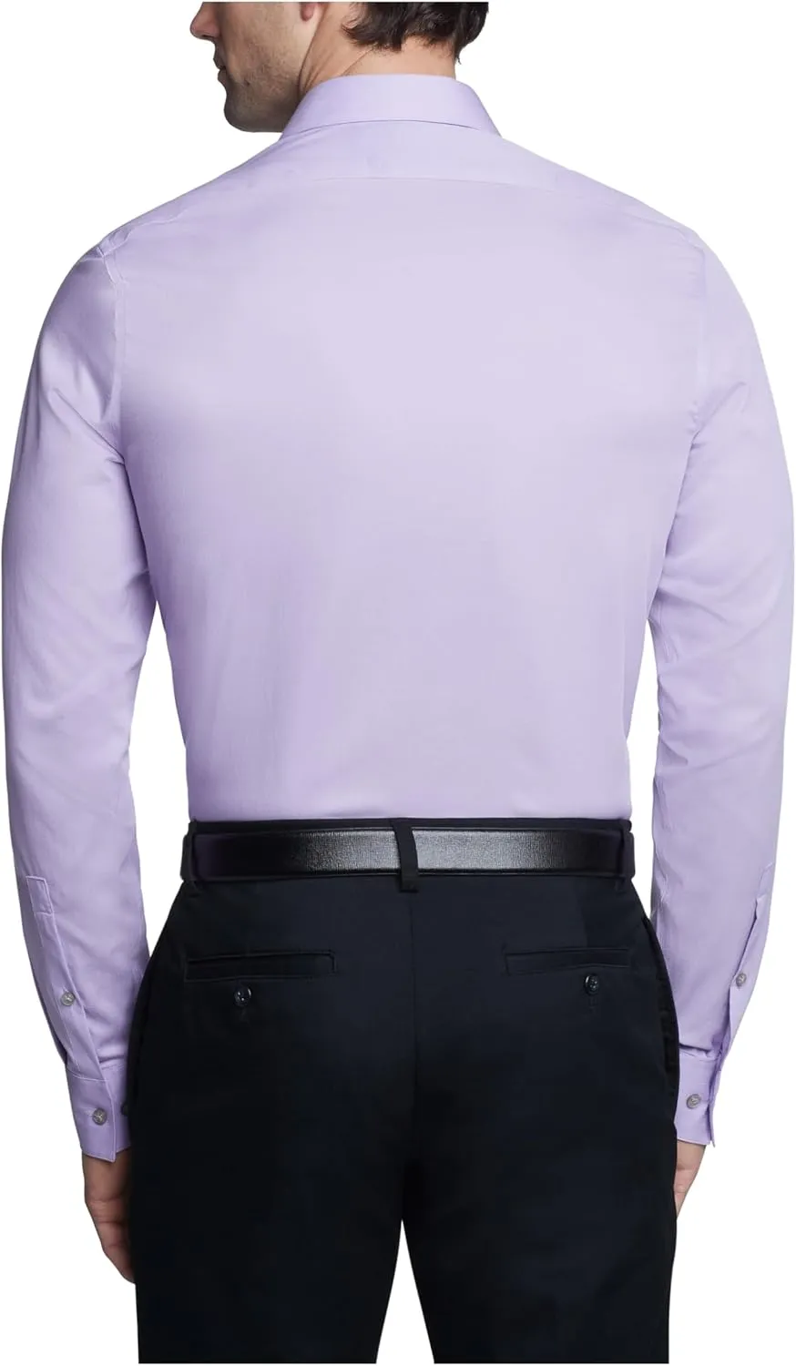 Calvin Klein Men's Slim Fit Non Iron Solid Dress Shirt - Amazon Exclusive