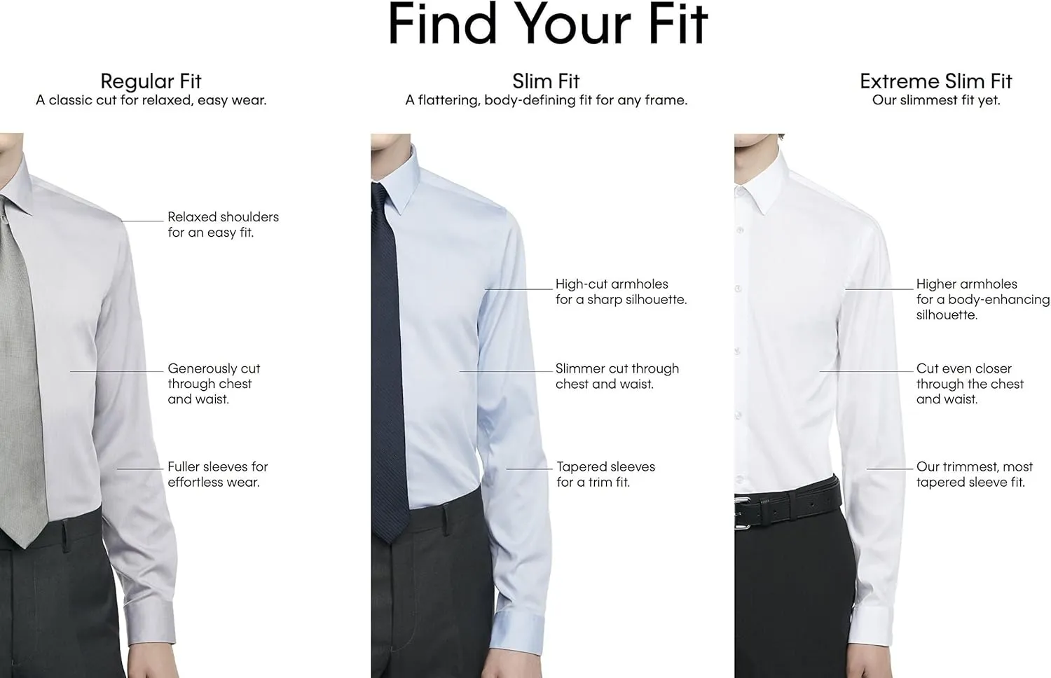 Calvin Klein Men's Slim Fit Non Iron Solid French Cuff Dress Shirt - Amazon Exclusive