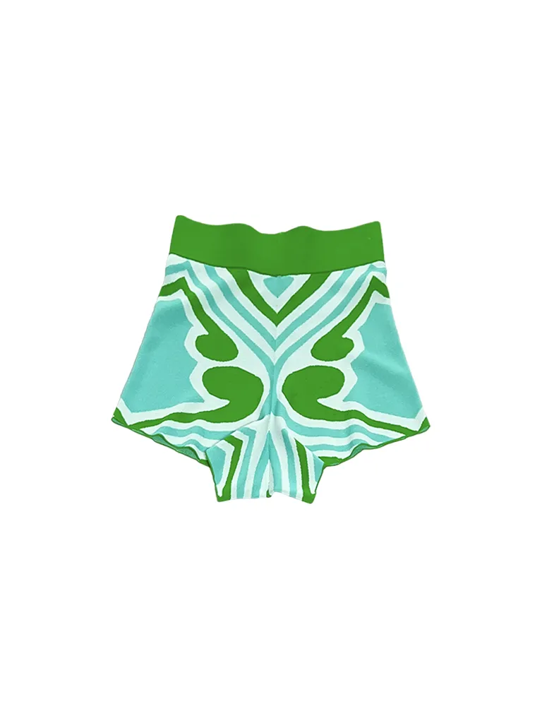 Casablanca Knitted High Rise Shorts