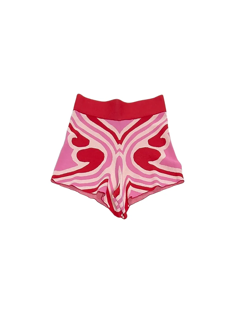 Casablanca Knitted High Rise Shorts