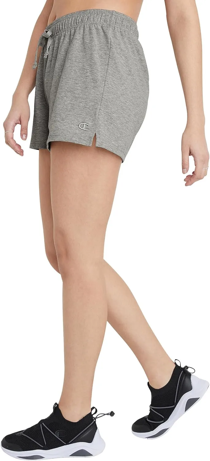 Champion Women's Shorts, Jersey Shorts, Soft, Lightweight, Comfortable Shorts for Women, 5" (Plus Size Available)