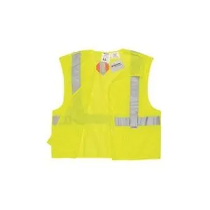 CL2MLPFRM MCR Class 2,Tear-Away,Polyester Mesh Safety Vest