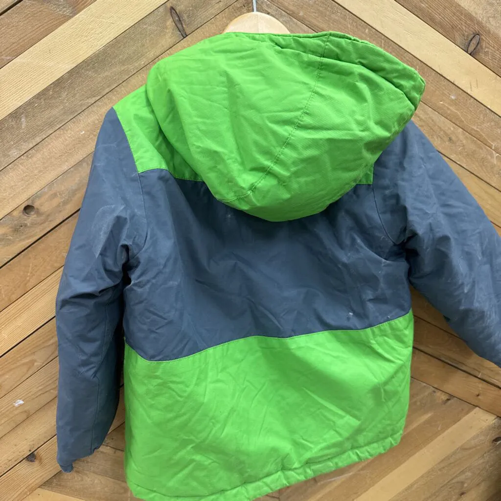 Columbia Boys Insulated Jacket: Green/Grey-children-3T