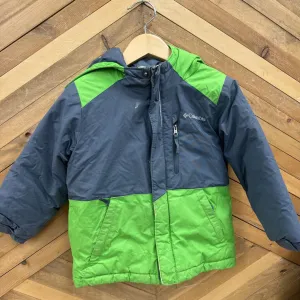 Columbia Boys Insulated Jacket: Green/Grey-children-3T