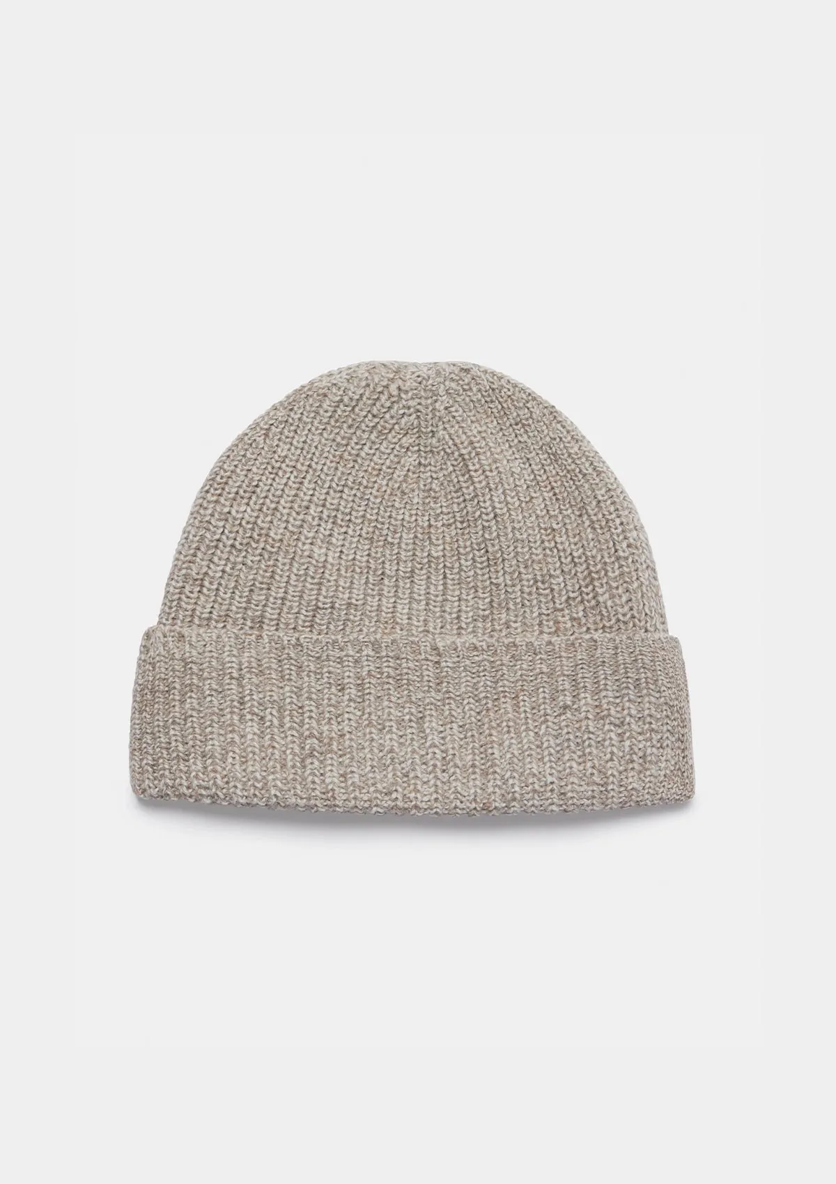 Cream Melange Beanie