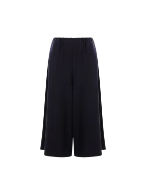 Cropped Trousers in Wool
