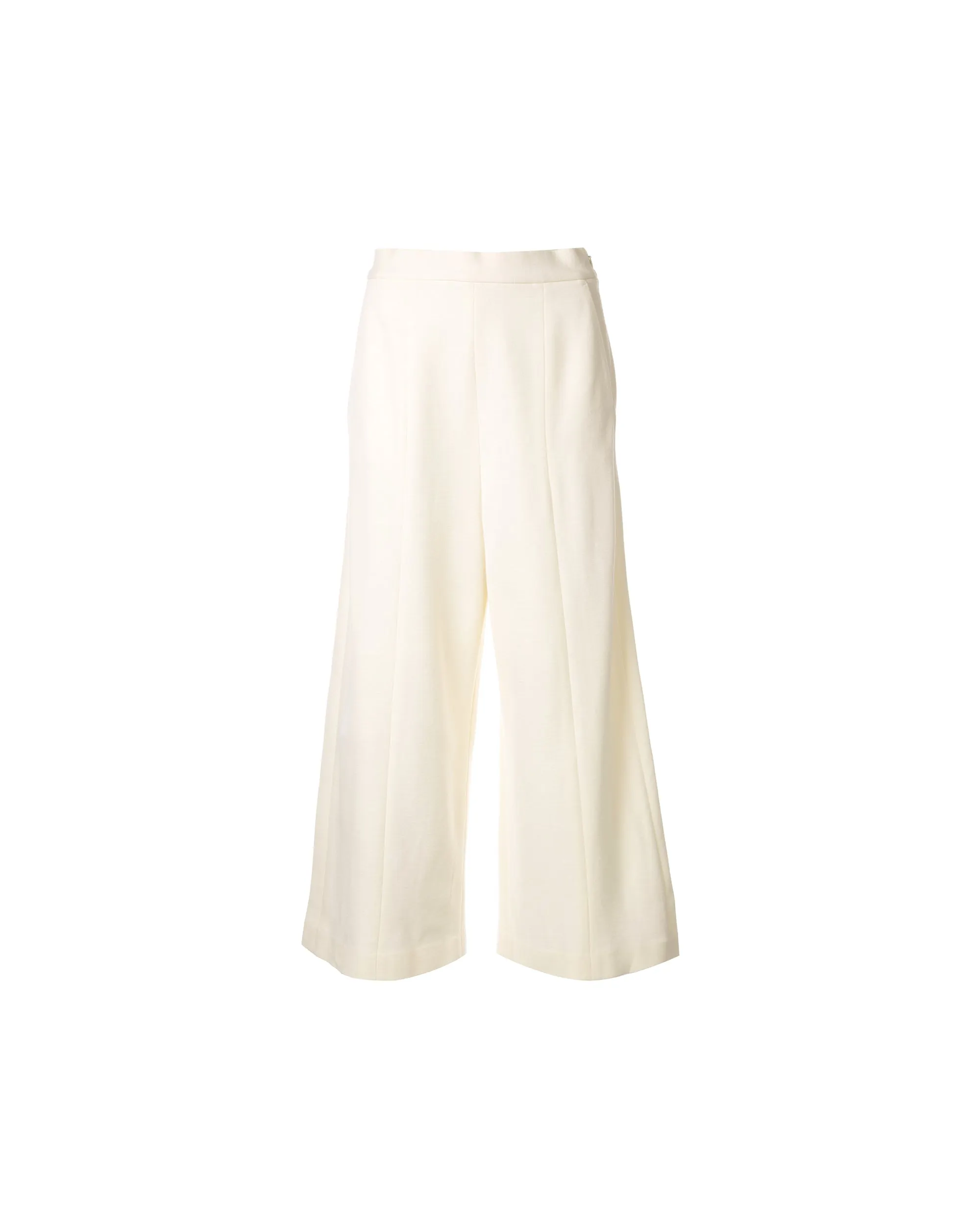 Cropped Wide Leg Trousers