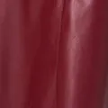 Faux Leather High Waist Midi Skirt