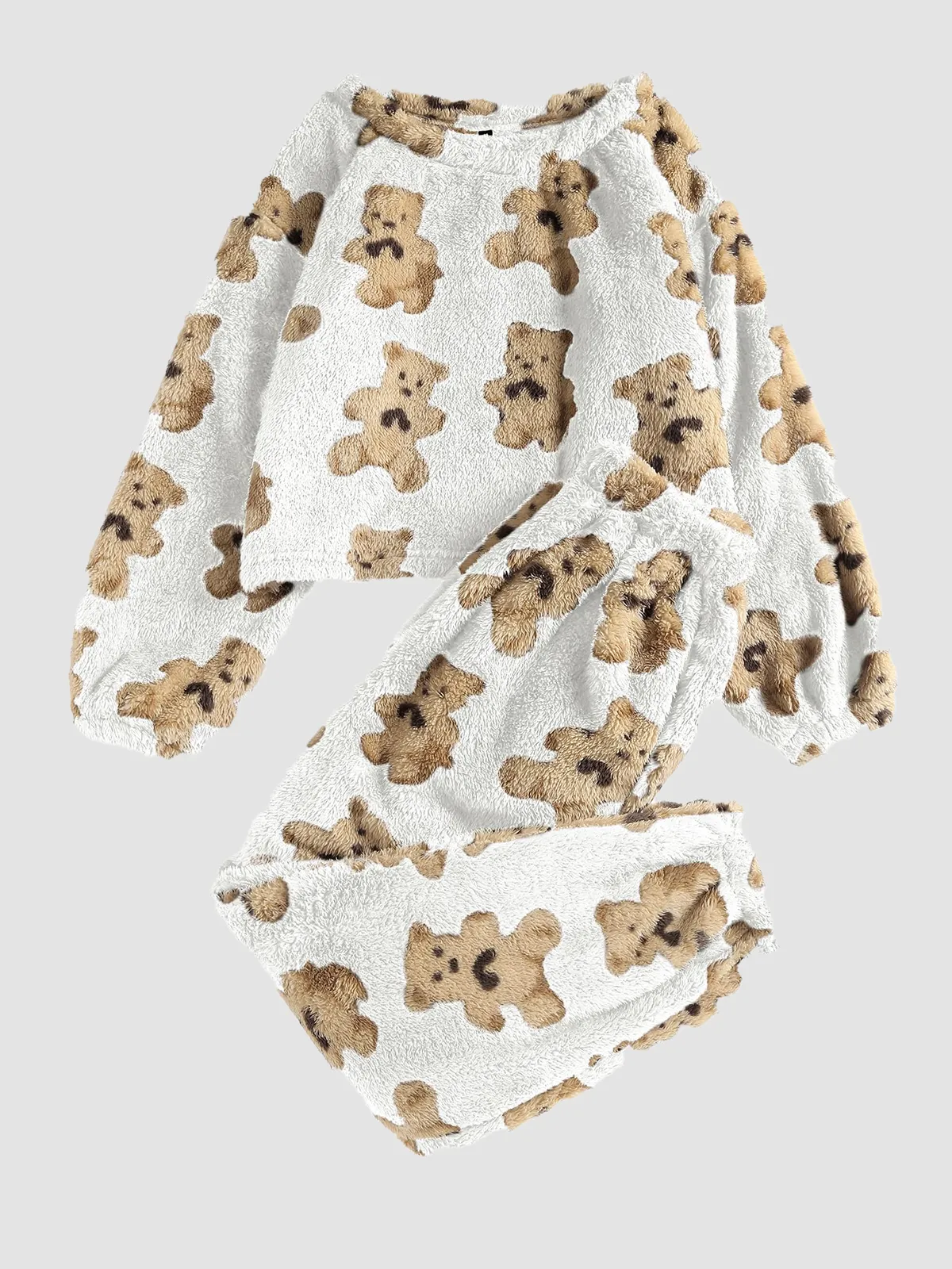 Fleece Lounge Pajama Set