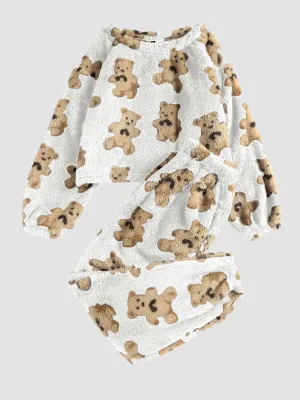 Fleece Lounge Pajama Set