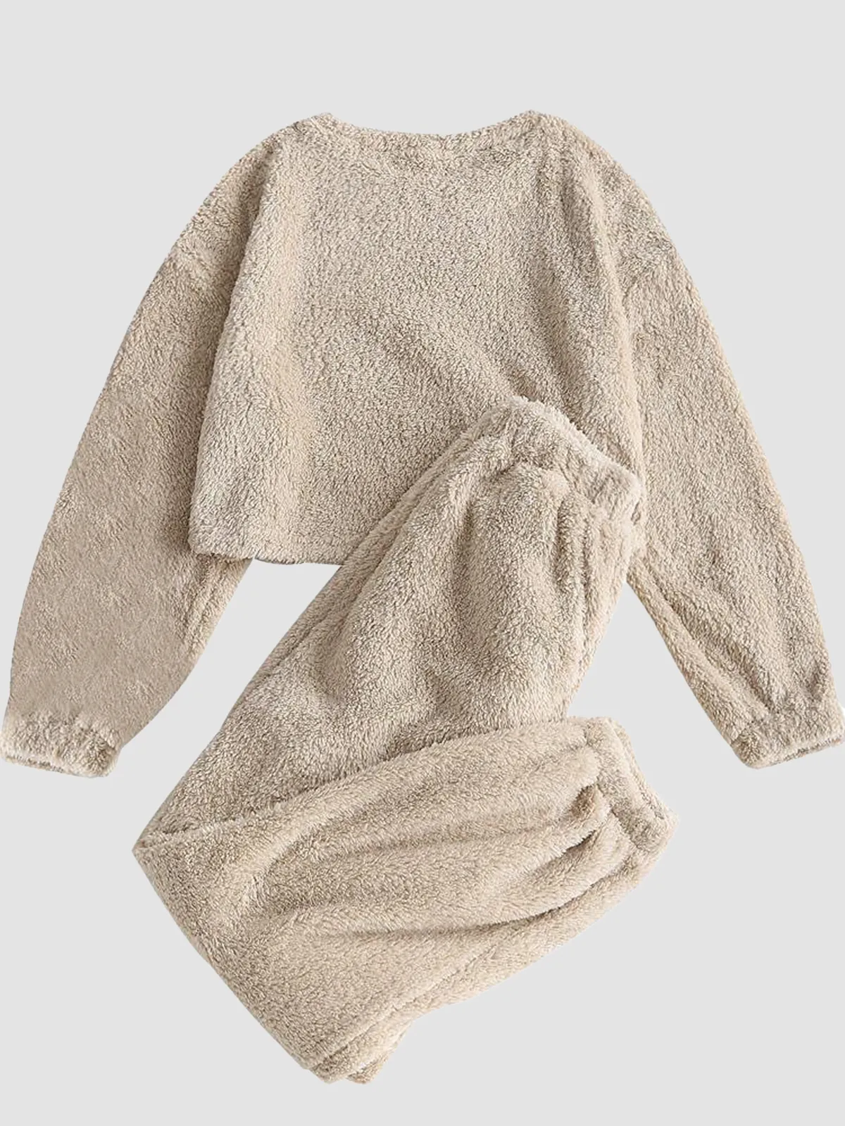 Fleece Lounge Pajama Set