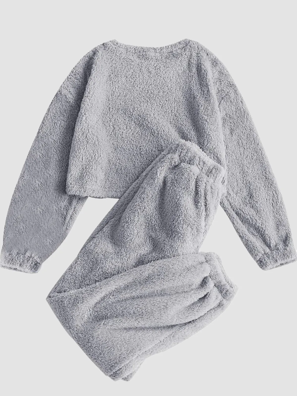Fleece Lounge Pajama Set