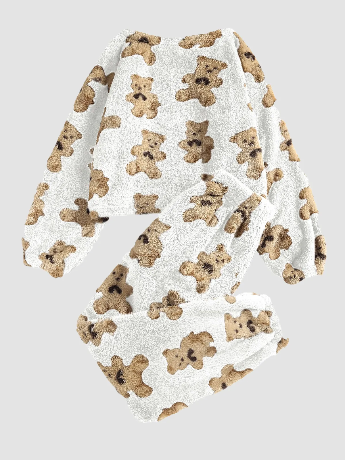 Fleece Lounge Pajama Set