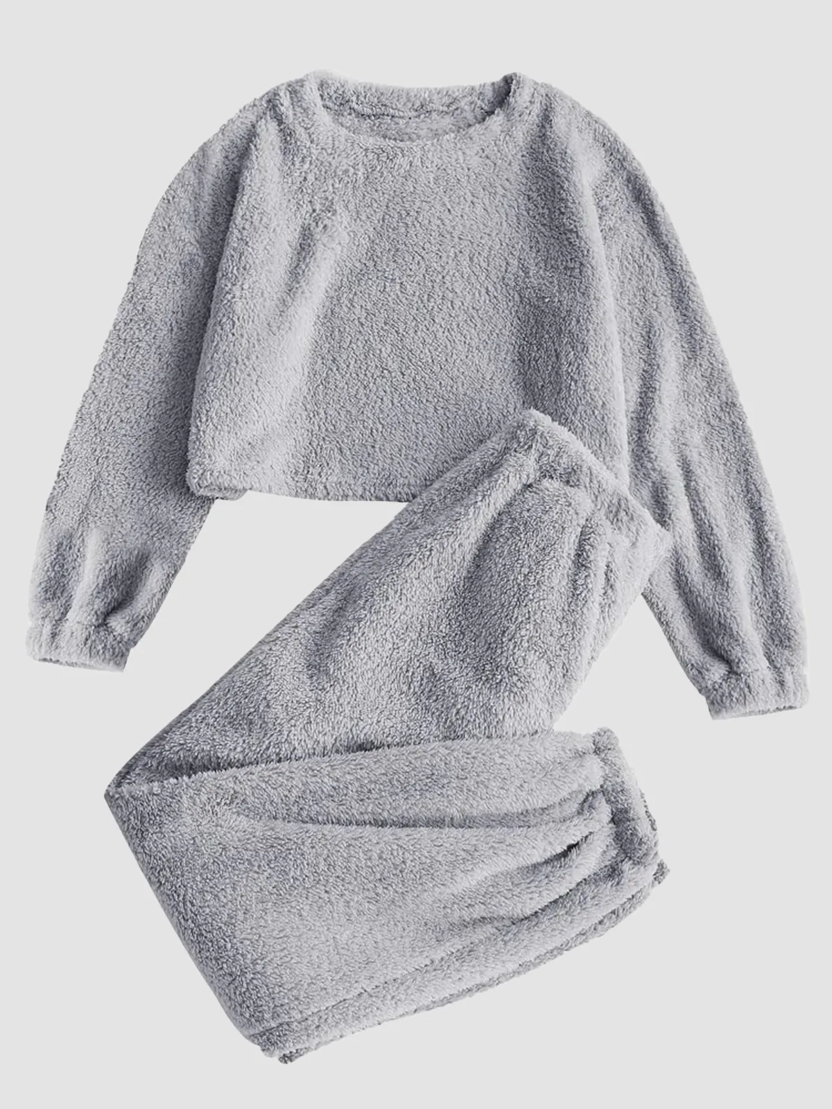 Fleece Lounge Pajama Set