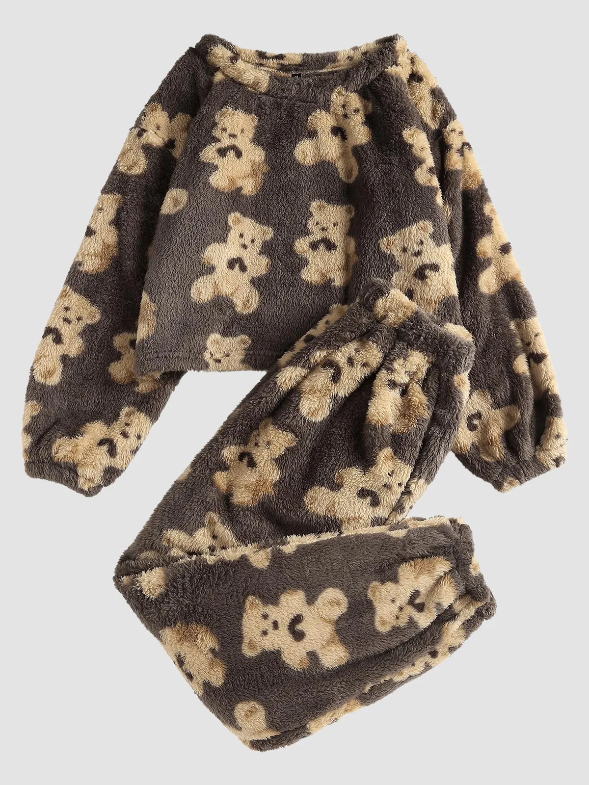 Fleece Lounge Pajama Set