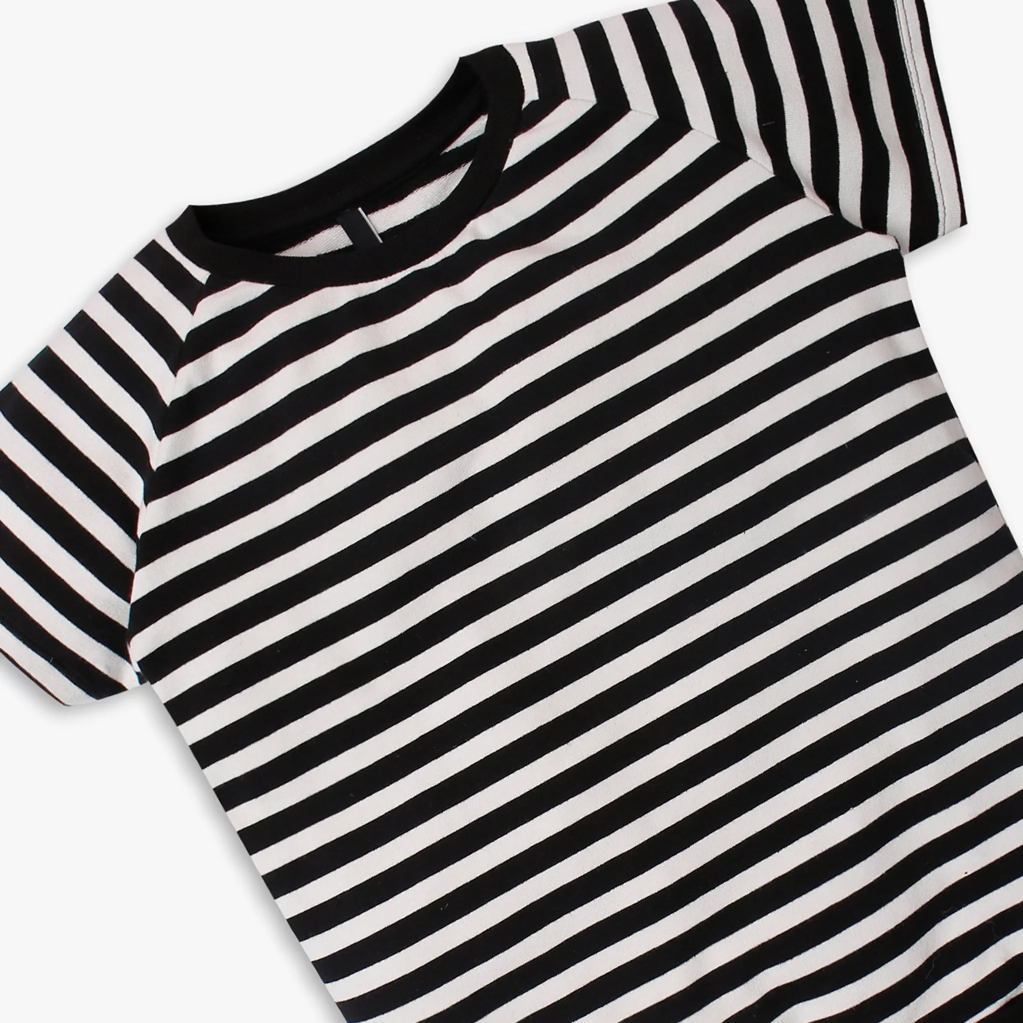 Girl's Regular Fit Solid Sweat Tee