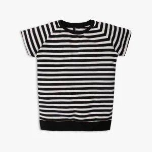 Girl's Regular Fit Solid Sweat Tee