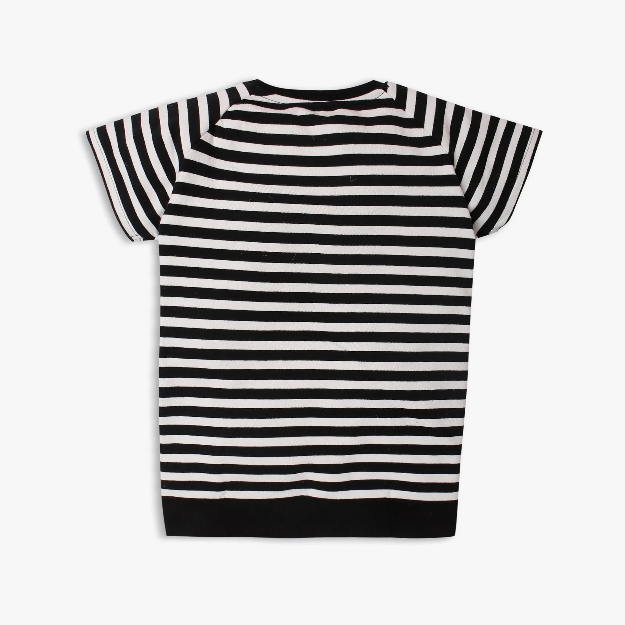 Girl's Regular Fit Solid Sweat Tee