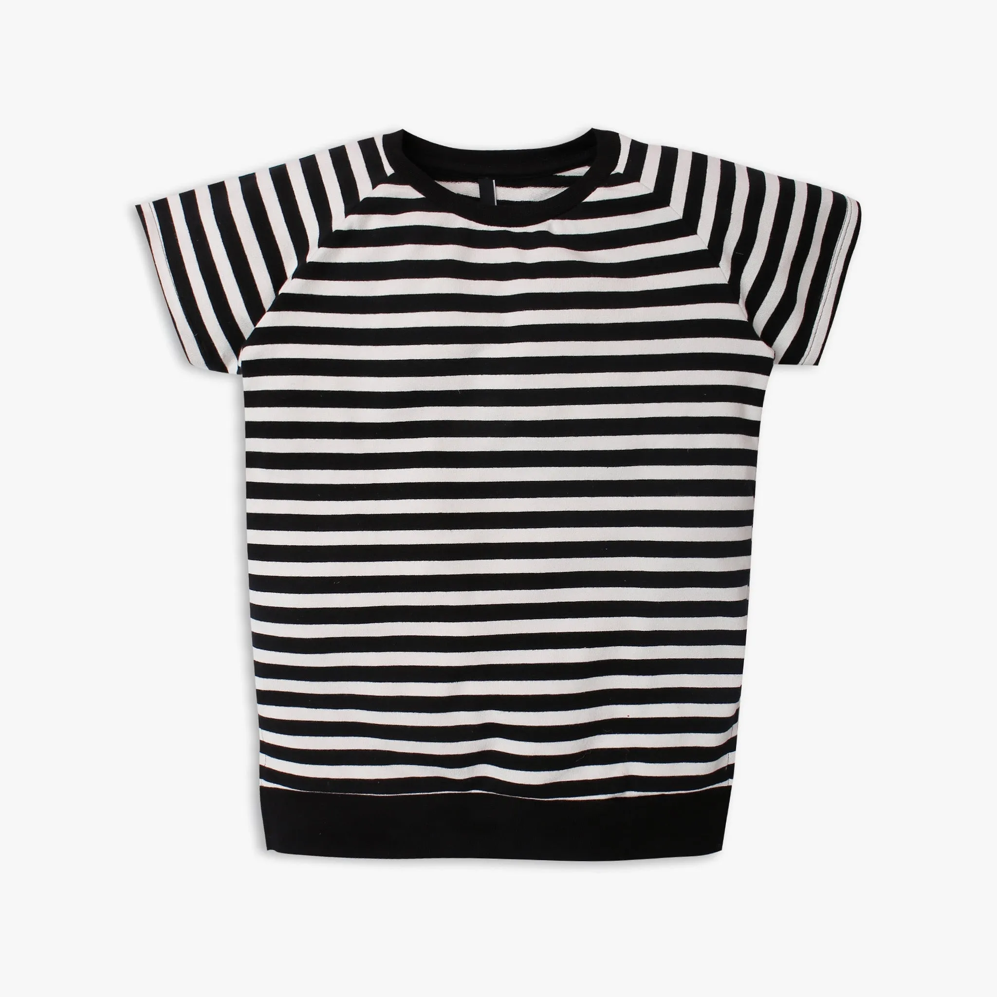 Girl's Regular Fit Solid Sweat Tee