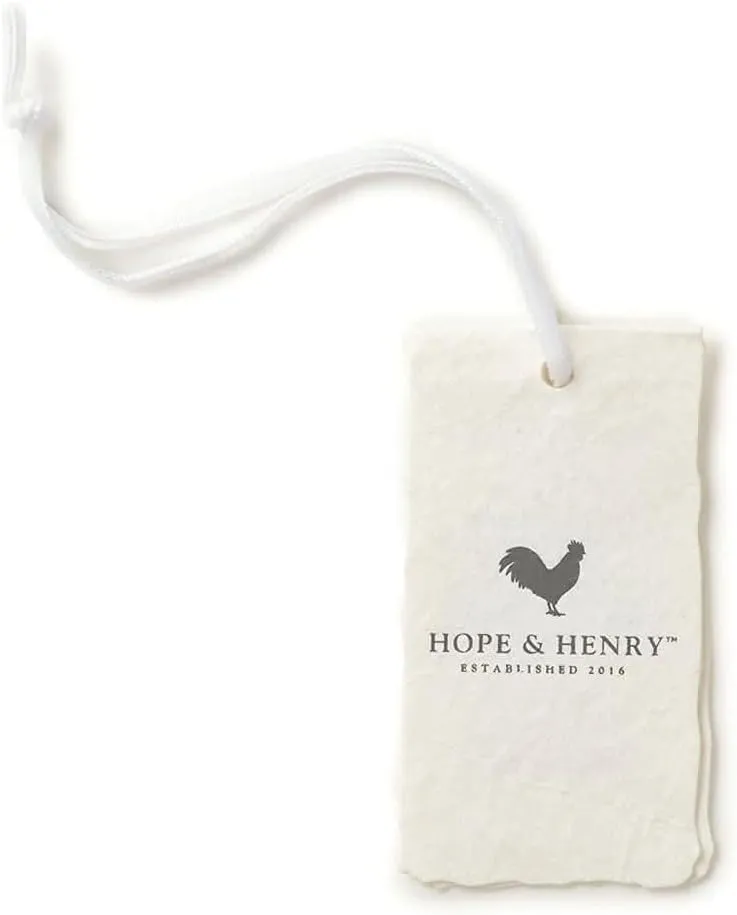 Hope & Henry Girls' Long Sleeve Fancy Cardigan Sweater with Stripe Trim