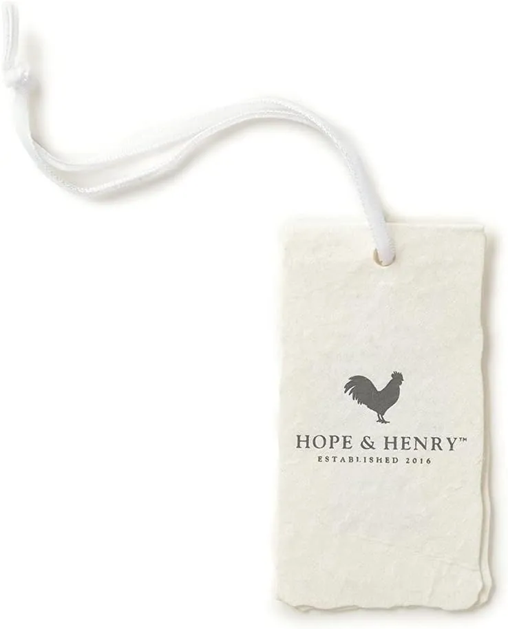 Hope & Henry Girls' Long Sleeve Fancy Cardigan Sweater with Stripe Trim