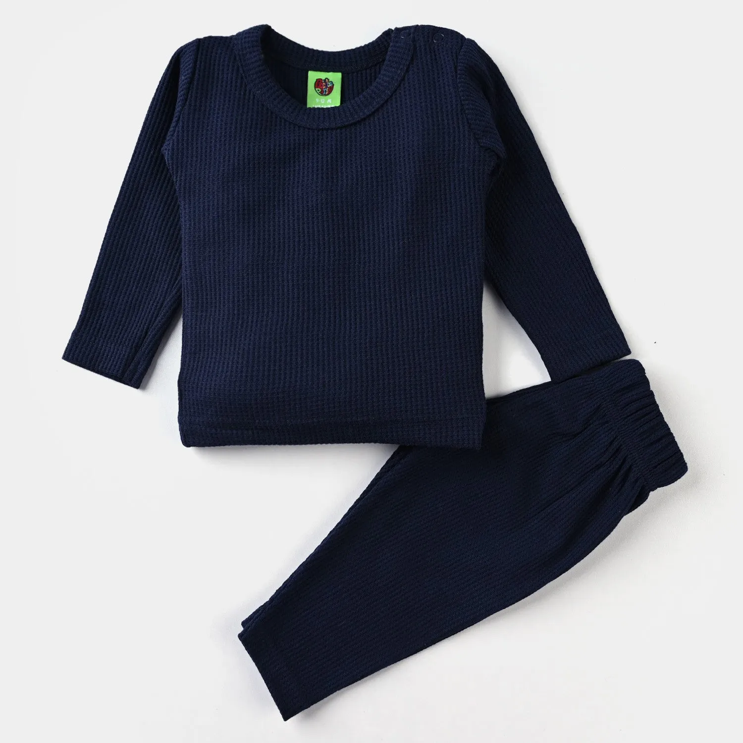 Infant Unisex Thermal Inner Wear -Navy Blue