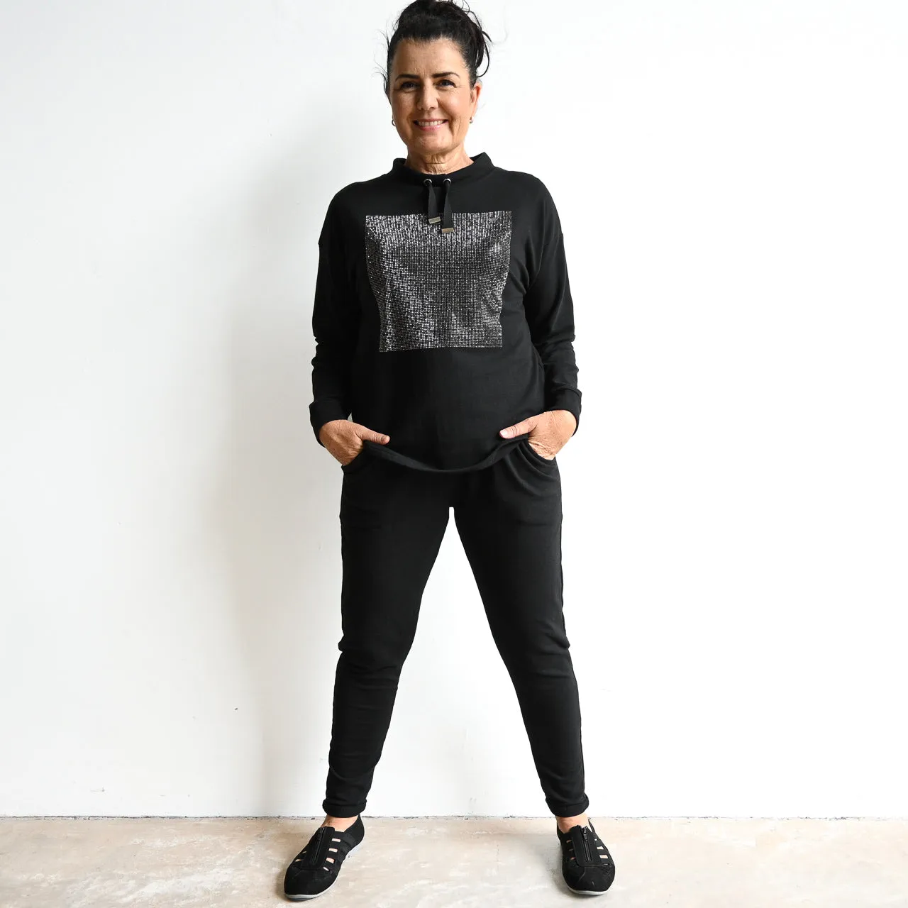 Lux Leisure Pant in Stretch Terry Cotton by Orientique Australia - 4616