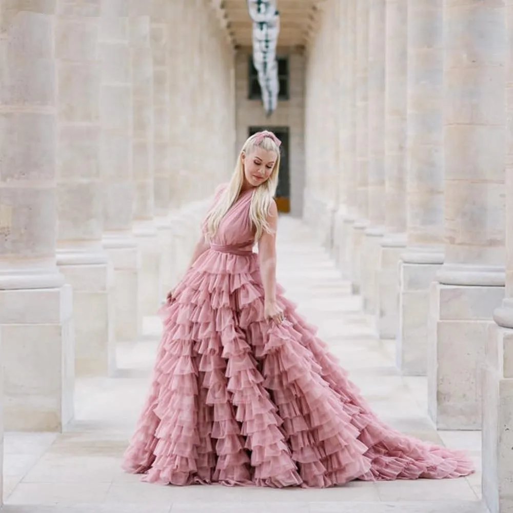 Luxury Tulle Dresses for Mother and Daughter