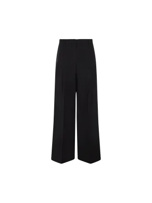 Madge Wool Wide-Leg Trousers