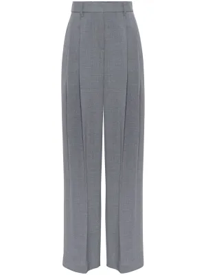Medium Grey Wide Leg Trousers