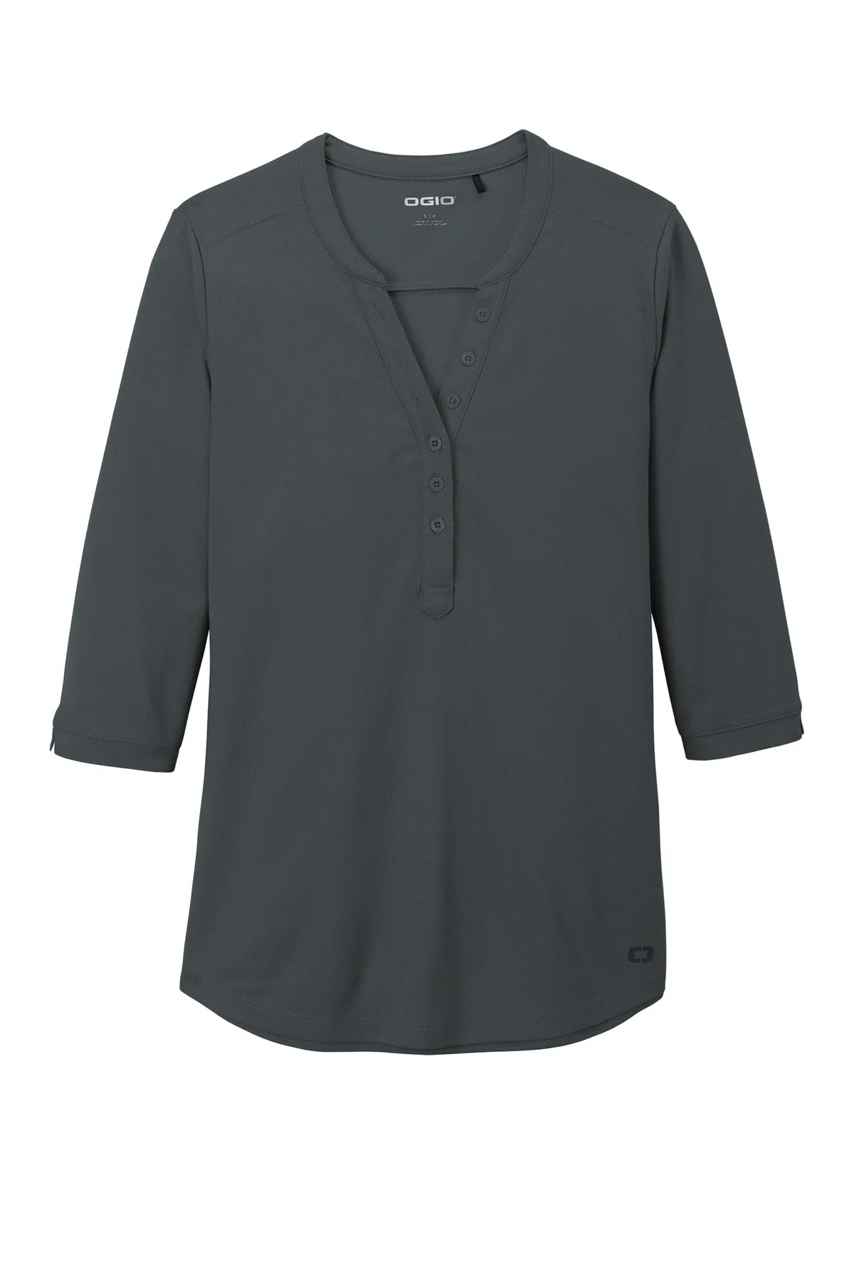 OGIO Ladies Jewel Henley LOG104