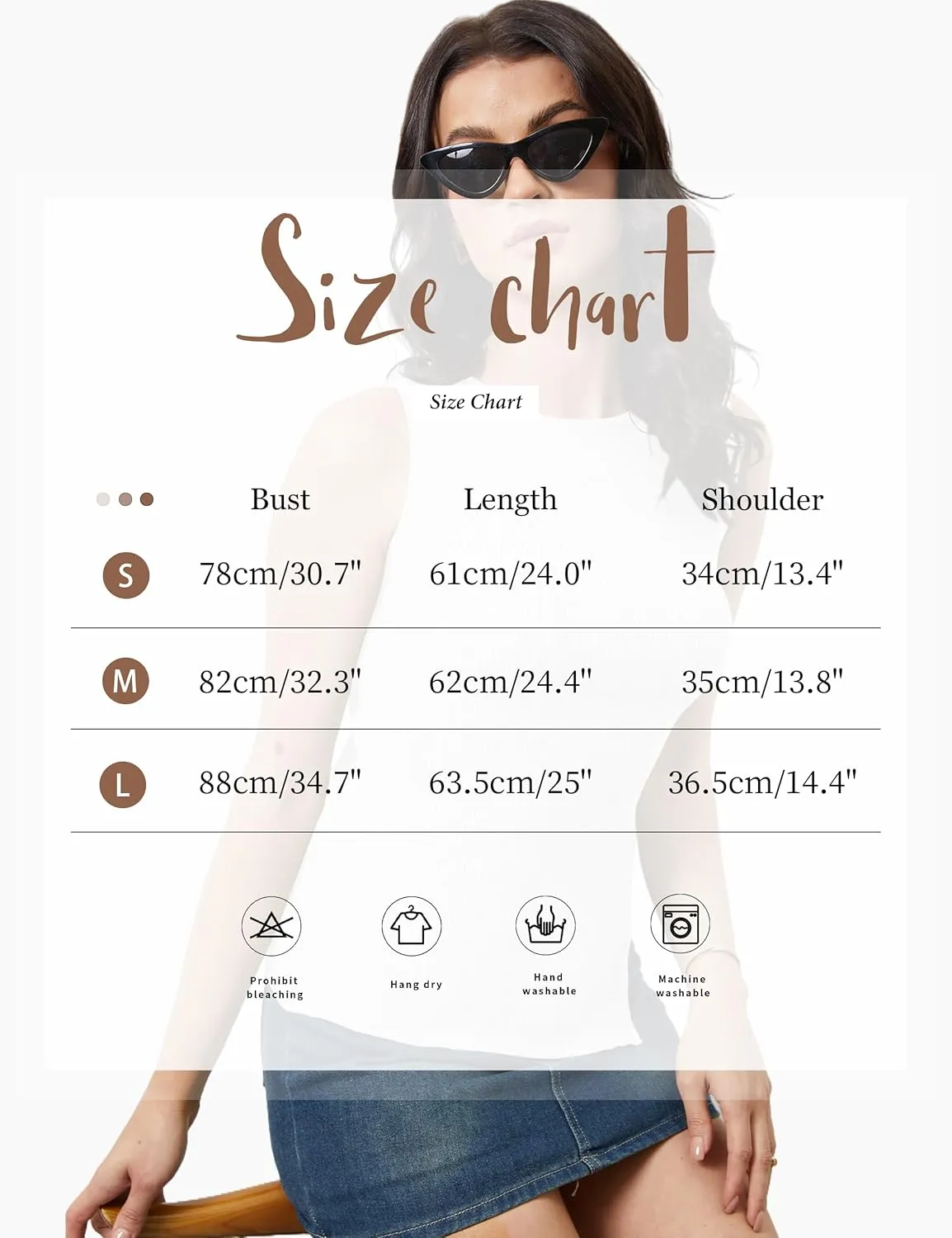 OLAPTA Women Asymmetrical Button Down Side Split Sleeveless Tank Tops Boat Neck Slim Fit Summer Casual Side Button Knit Vest
