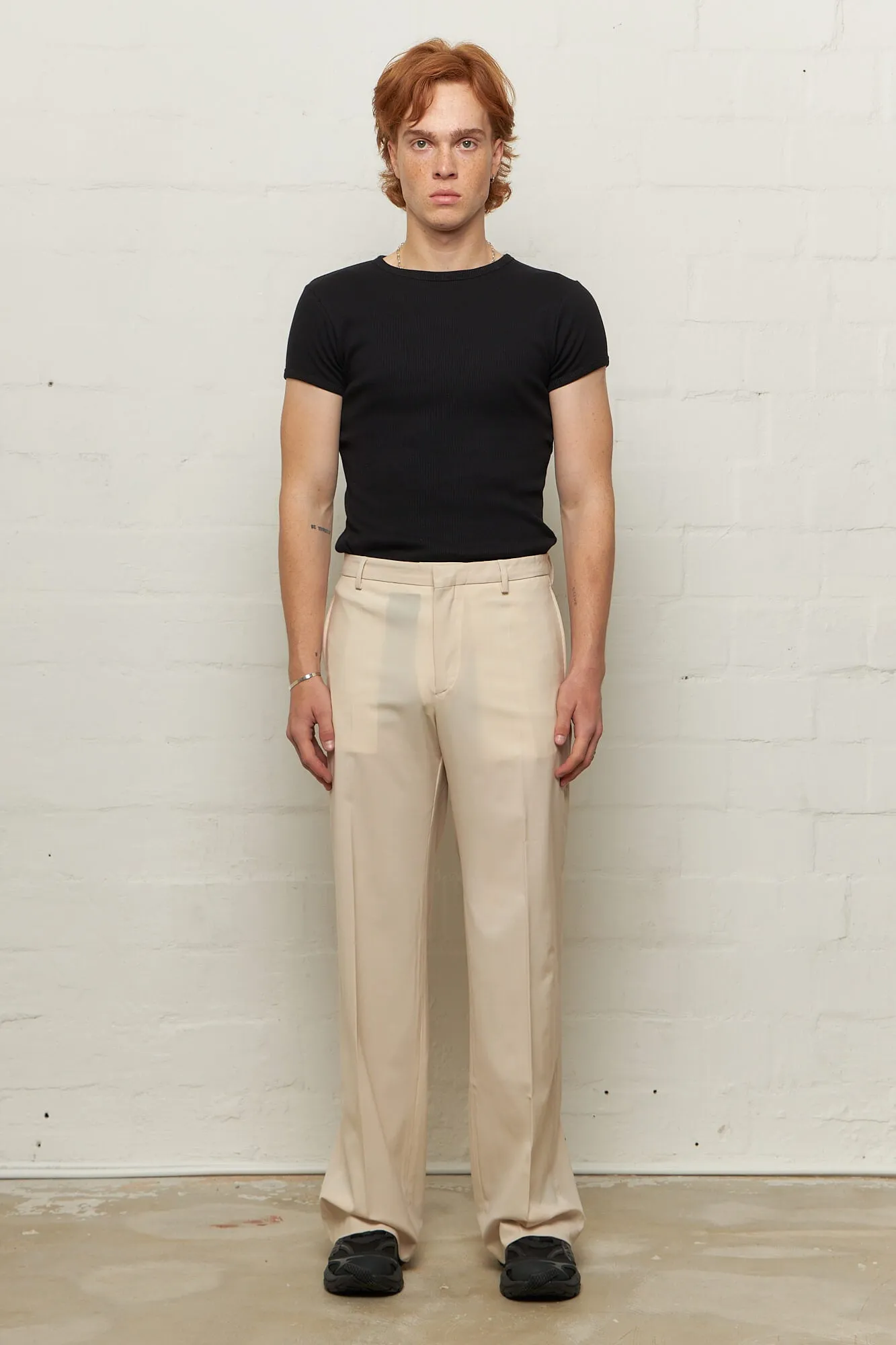 Otto Wide Leg Trousers Cream