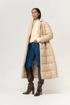 PD-Jules Faux Down Jacket - Chalk Beige