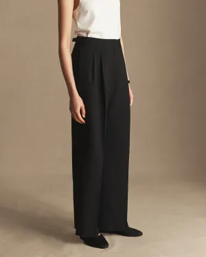Perriand Trouser - Black Wool Twill