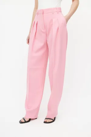 Pink Wide Leg Trouser