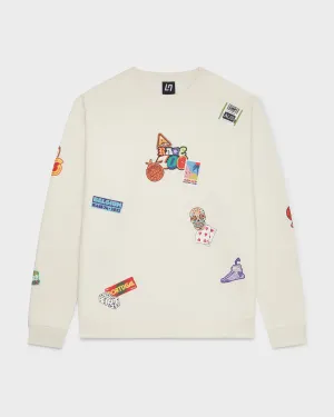 RACE 100 SWEATSHIRT - CREAM