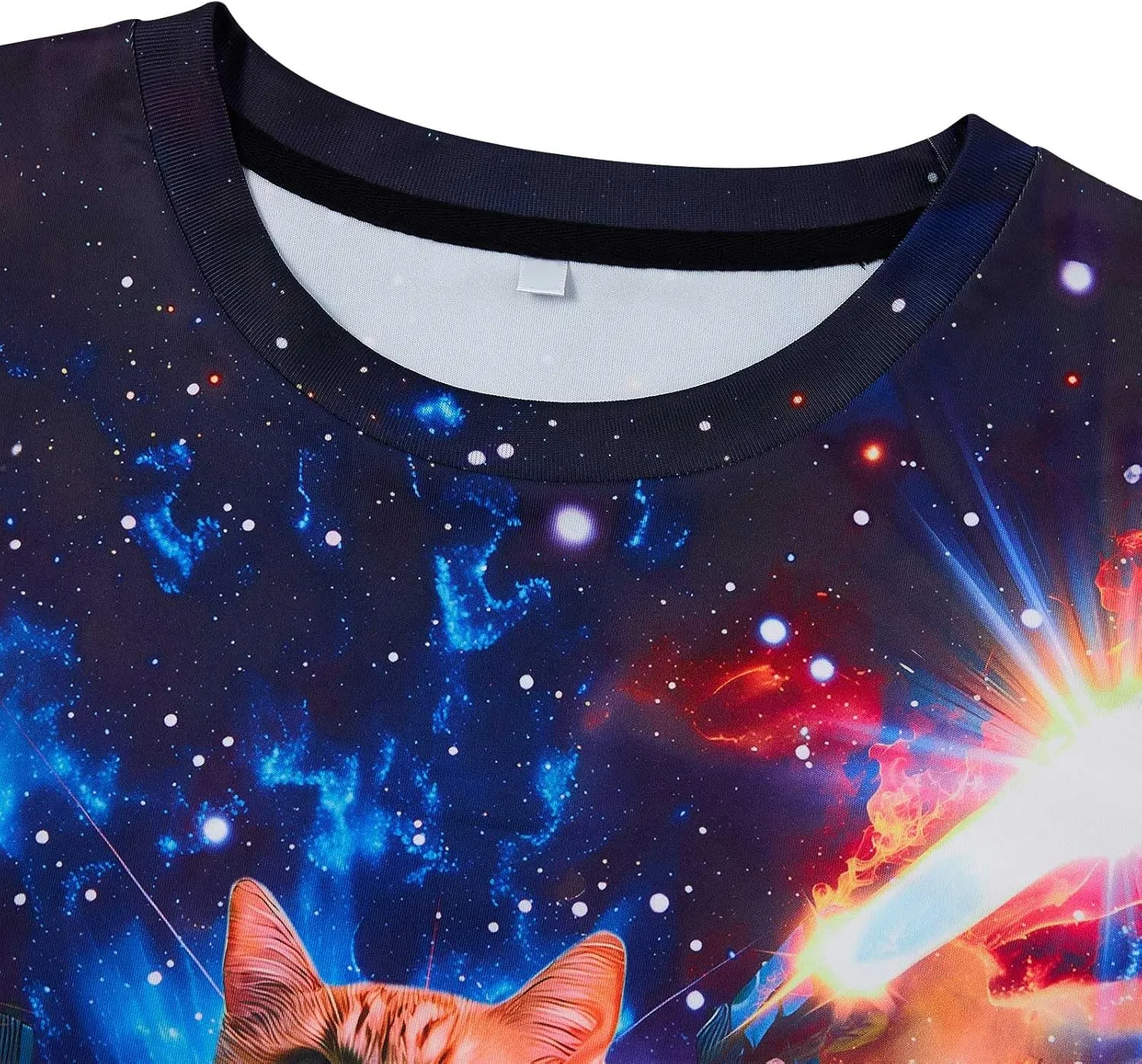 RAISEVERN Mens T-Shirts Cool Novelty Crewneck Short Sleeve Funny Graphic Top Casual Tees for Women