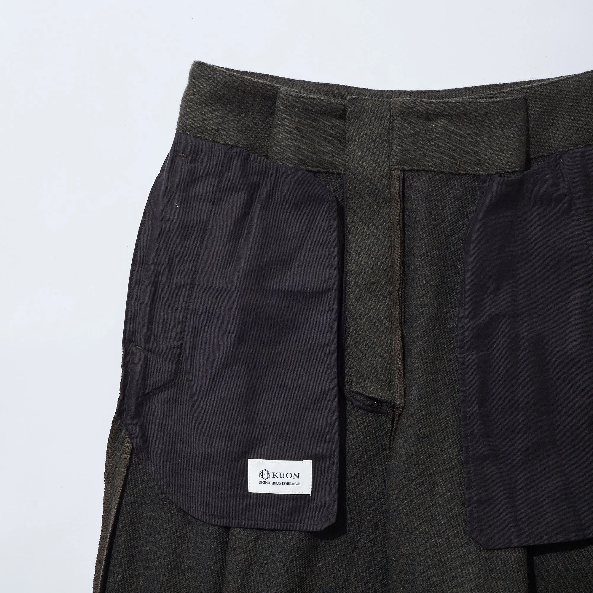 Recycled Wool Hakama Trousers
