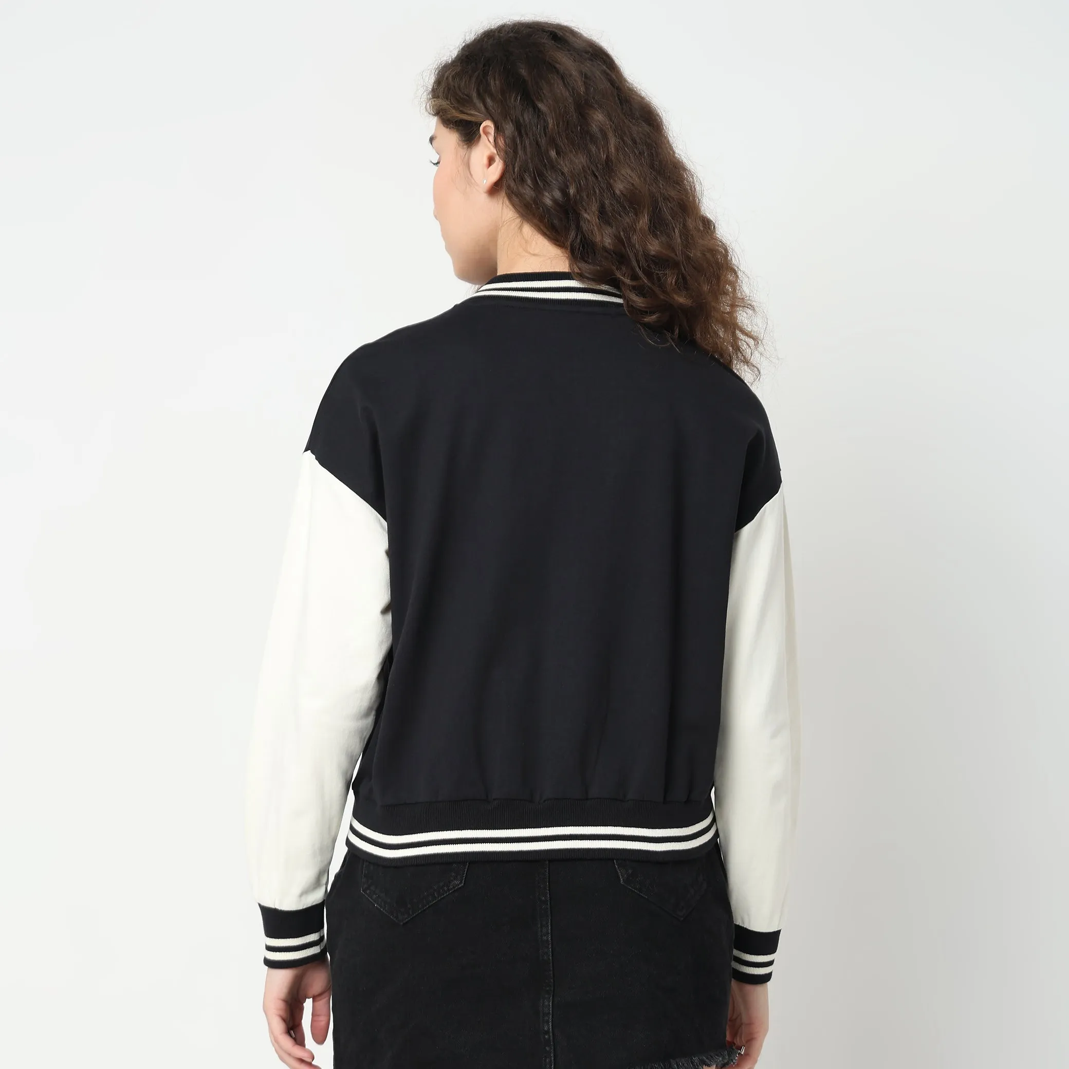 Regular Fit Embroidered Jacket