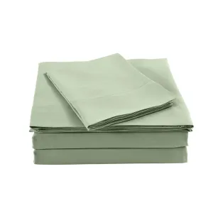 Royal Comfort Blended Bamboo Sheet Set King Sage Green