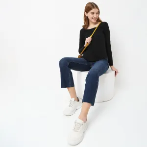 Slim Fit Solid Sweat Tee